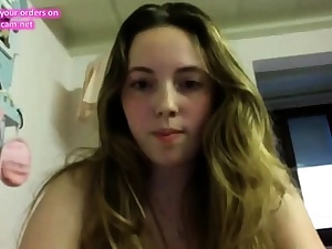 Blonde immature lengthy webcam show